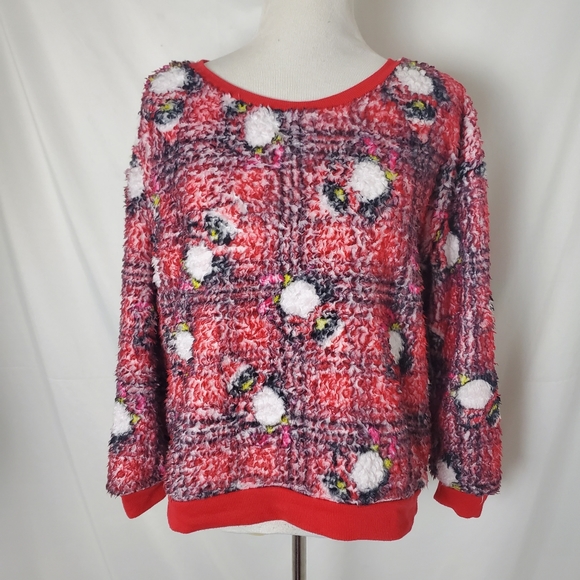 No Boundaries fleece penguin Christmas sweatshirt - Picture 7 of 9